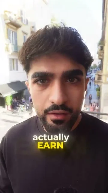 Vertical talking-head video with English captions
